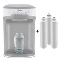Kit Purificador de Água Midea Branco + 3 filtros refis