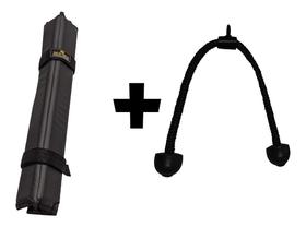 Kit: Puxador Corda + Protetor De Barra Rei Do Fitness
