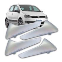 Kit Puxador Interna Porta Dianteiro Traseiro Fox Crossfox Spacefox Prata Kit Puxador Interna Porta Dianteiro Traseiro Fox Crossfox Spacefox Prata