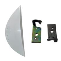 Kit puxador trava fischer grill 44l cinza