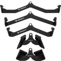 Kit Puxadores Anatômicos Academia Musculação 5 peças Yangfit Kit Puxadores Anatômicos Academia Musculação 5 peças Yangfit