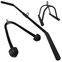 Kit puxadores crossover costa triângulo e corda triceps Kit puxadores crossover costa triângulo e corda triceps