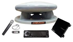 Kit PV800 Caixa Propaganda FSaudio+ Microfone s/fio + Rádio