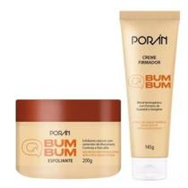 Kit Q Bumbum Porán - Esfoliante Corporal + Creme Firmador