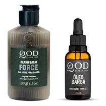 Kit QOD Beard Balm e Óleo 100g + 25ml Fortalecedor e Hidrata Kit QOD Beard Balm e Óleo 100g + 25ml Fortalecedor e Hidrata