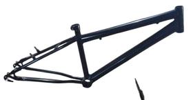 Kit quadro 20 mtb masc c/garfo aco preto brilhante south