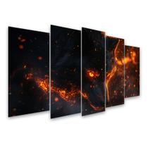 Kit Quadro Decorativo Animais Para Sala de Estar 78x42cm A73 - Pallazio Kit Quadro Decorativo Animais Para Sala de Estar 78x42cm A73 - Pallazio