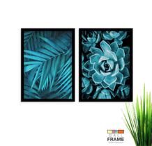 Kit Quadro Decorativo Moderno 2 peças de 40x60 com Moldura