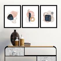 Kit Quadro Decorativo Organic Classic Inclui Moldura