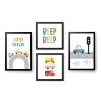 Kit Quadro Decorativo Quarto Infantil Bebê Carro Carrinho Kit Quadro Decorativo Quarto Infantil Bebê Carro Carrinho