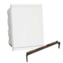 Kit Quadro Distribuição Embutir para 18 Disjuntores e Barramento Strahl