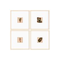 Kit Quadro em MDF 4 Peças 13316 Mart