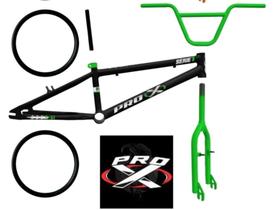 Kit Quadro Guidão e Aro PRO X Série 1 BMX FreeStyle Aro 20