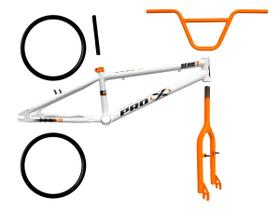 Kit Quadro Guidão e Aro PRO X Série 1 BMX FreeStyle Aro 20