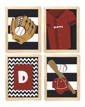 Kit quadro infantil decorativo esporte bola baseball quarto criança bebê enxoval menino Kit quadro infantil decorativo esporte bola baseball quarto criança bebê enxoval menino