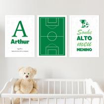 Kit Quadro Infantil Personalizado Envie o Nome7 20X30 3 pçs