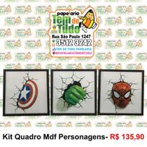 Kit quadro MDF pernagens