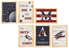 Kit quadro mundo & viagem infantil decorativo quarto criança enxoval bebê menino