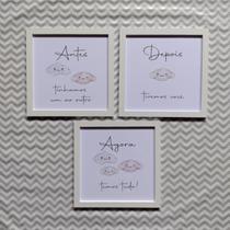 Kit quadros Antes tínhamos um ao outro quarto neutro Kit quadros Antes tínhamos um ao outro quarto neutro