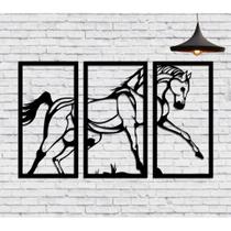 kit quadros cavalo - Medida 80 X 120 Cm mdf kit quadros cavalo - Medida 80 X 120 Cm mdf