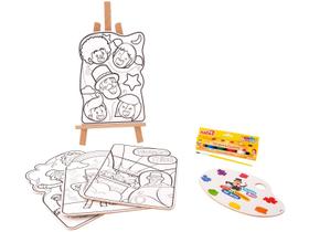 Kit Quadros De Pintura Infantil Mundo Bita Com Cavalete - Nig Brinquedos Kit Quadros De Pintura Infantil Mundo Bita Com Cavalete - Nig Brinquedos