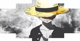 Kit Quadros Decoração Anime One Piece Luffy Chapéu Mangá" Kit Quadros Decoração Anime One Piece Luffy Chapéu Mangá"
