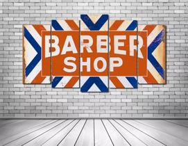 Kit Quadros Decoração Barber Shop Barbearia Vintage" - aero print