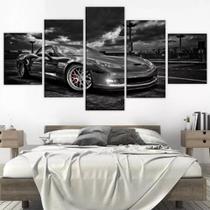 Kit Quadros Decoração Carro Esportivo"