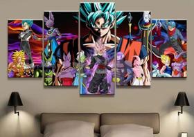 Kit Quadros Decoração Dragon Ball "