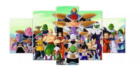 Kit Quadros Decoração Dragon Ball Z Saga Freeza Retract"