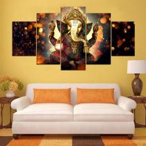 Kit Quadros Decoração Elefante Ganesha"