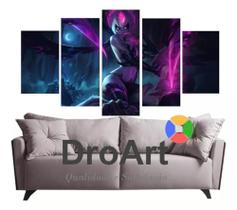 Kit Quadros Decoração Evelynn League Of Legends"