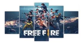 Kit Quadros Decoração Free Fire Game"