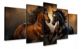Kit Quadros Decoração Grande Cavalo Full "