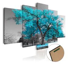 Kit Quadros Decoração Ipê Azul Turquesa" Kit Quadros Decoração Ipê Azul Turquesa"
