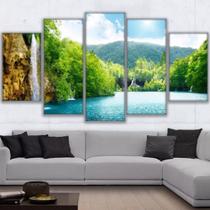 Kit Quadros Decoração Paisagem Do Lago " Kit Quadros Decoração Paisagem Do Lago "