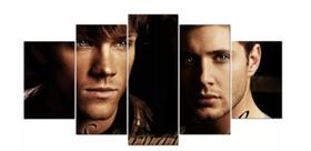 Kit Quadros Decoração Supernatural Sobrenatural Dean E Sam Top"