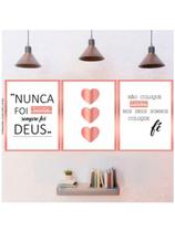 Kit Quadros Decorativos Nunca Foi Sorte Sempre Não Coloque Limites nos Seus Sonhos Kit Quadros Decorativos Nunca Foi Sorte Sempre Não Coloque Limites nos Seus Sonhos