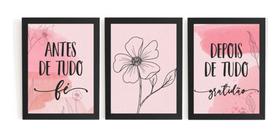 Kit Quadros Decorativos Para Sala Presente Perfeito Para Mãe