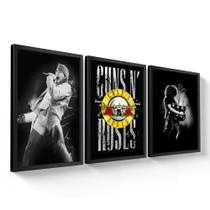 Kit Quadros Guns N Roses 23x33cm