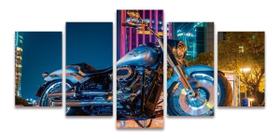 Kit Quadros Mosaico Decorativo Motocicleta Custom Chopper