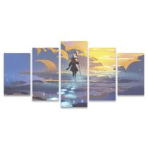 Kit Quadros Mosaico Surreal Feiticeira Rpg Céu Teen Nuvens Kit Quadros Mosaico Surreal Feiticeira Rpg Céu Teen Nuvens