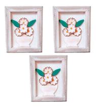 Kit Quadros Para Sala Quarto Casal Cozinha Moldura Madeira Kit Quadros Para Sala Quarto Casal Cozinha Moldura Madeira