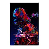 Kit Quadros Star Wars Darth Vader Nave Filme Cinema Sala Kit Quadros Star Wars Darth Vader Nave Filme Cinema Sala