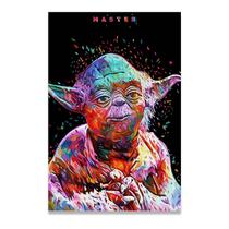 Kit Quadros Star Wars Mestre Yoda Filmes Geeks Cinema Nerd Kit Quadros Star Wars Mestre Yoda Filmes Geeks Cinema Nerd