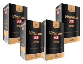 Kit Qualynutri Vitamina K2 Com 4 Caixas De 60 Cápsulas Cada