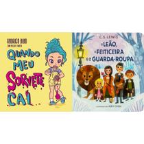 Kit Quando meu sorvete cai + O Leão, a feiticeira e o guarda-roupa, cartonado