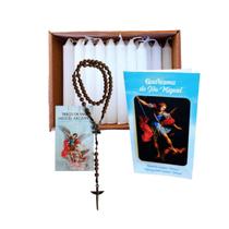 Kit Quaresma de São Miguel 40 velas + Folheto + Terço
