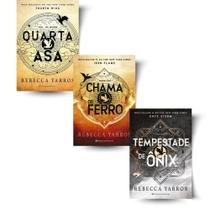Kit Quarta Asa + Chama de Ferro: sequência do fenômeno mundial + Tempestade de Ônix: sequência do fenômeno mundial