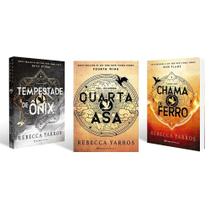 Kit quarta asa + chama de ferro+ tempestade de ônix: sequência dos fenômenos mundiais quarta asa e chama de ferro (série o empyriano, livro 3) Kit quarta asa + chama de ferro+ tempestade de ônix: sequência dos fenômenos mundiais quarta asa e chama de ferro (série o empyriano, livro 3)